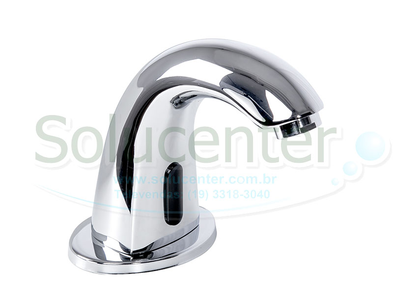 Torneira com Sensor Bivolt ou Pilhas Lavatório Bica Baixa de mesa 51.159