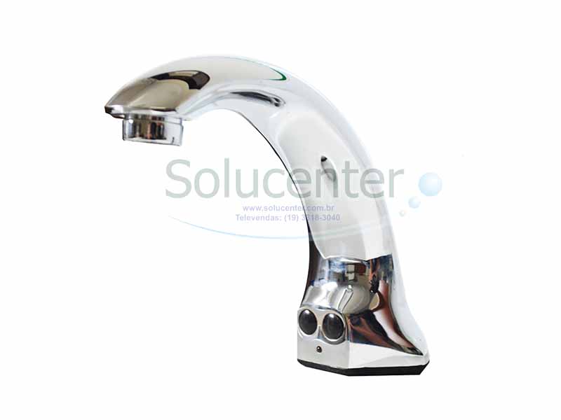 Torneira com Sensor Bivolt ou Pilhas Para Lavatório Bica Baixa 01.001