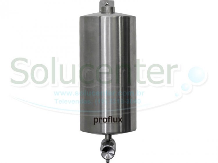 Saboneteira de Pressão Industrial Inox 304 Redonda 1500ml Proflux 51.037
