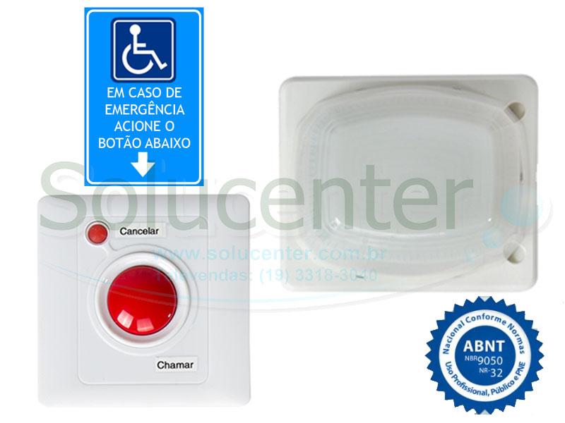 Alarme Audiovisual Pne sem fio a prova d'água longo alcance 51.166
