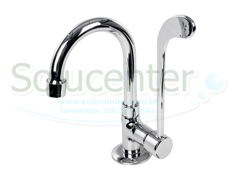 Torneira Clinica Alavanca bica Movel de Mesa 21.060