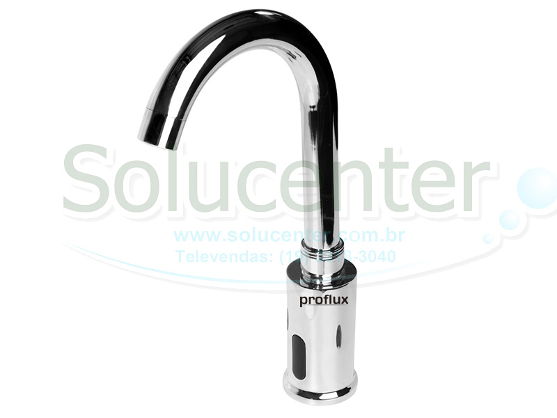 Torneira com Sensor Automatica Bivolt ou Pilhas Bica Alta Móvel 51.172